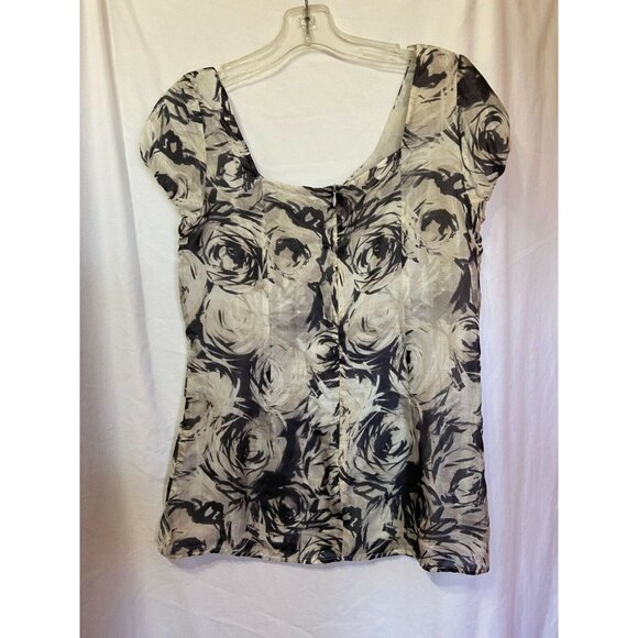 #3536 VTG Womens silk blouse size 36 - Picture 7 of 11